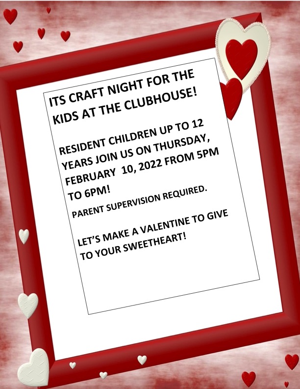 VALENTINE CRAFT NIGHT 2022